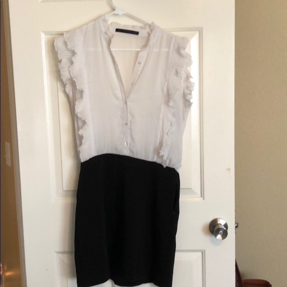 Black and white dress